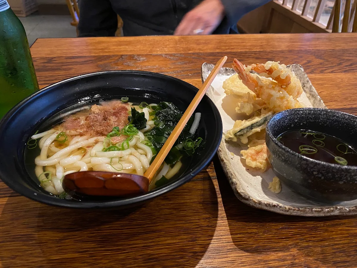 tempura udon noodle 天ぷらうどん